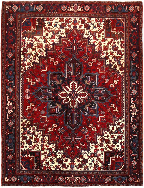 Quadrat Heriz  <br/>262 x 232 cm