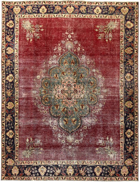Persian Vintage Carpet  <br/>344 x 247 cm