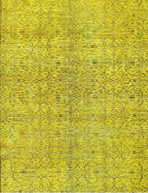 Gelb Türkei Vintage Teppich  266 x 158 cm