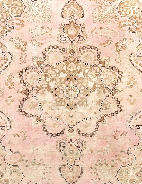 Rosa Persiano Tappeto vintage persiano  290 x 190 cm