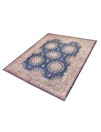 Blå Persien Kerman Patina  394 x 293 cm