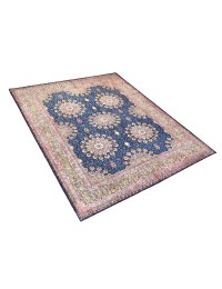 Blå Persien Kerman Patina  394 x 293 cm