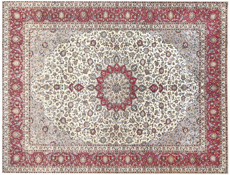 Beige Persien Kashmar Patina  390 x 299 cm