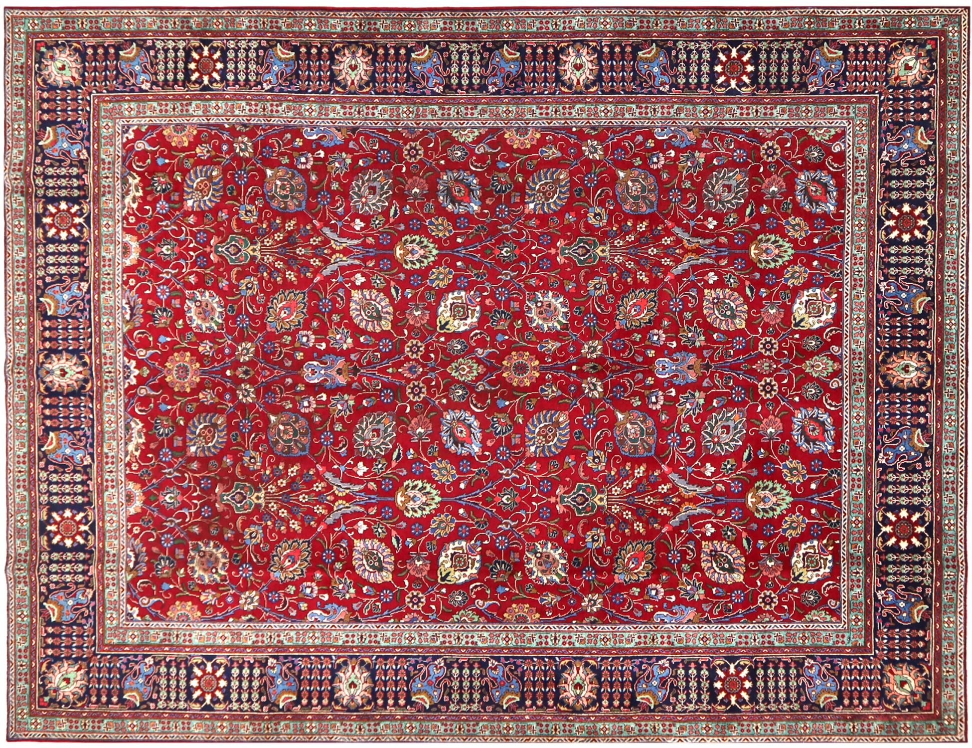 Tabriz Patina  red  <br/>389 x 298 cm