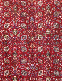 Rød persia Tabriz Patina  389 x 298 cm