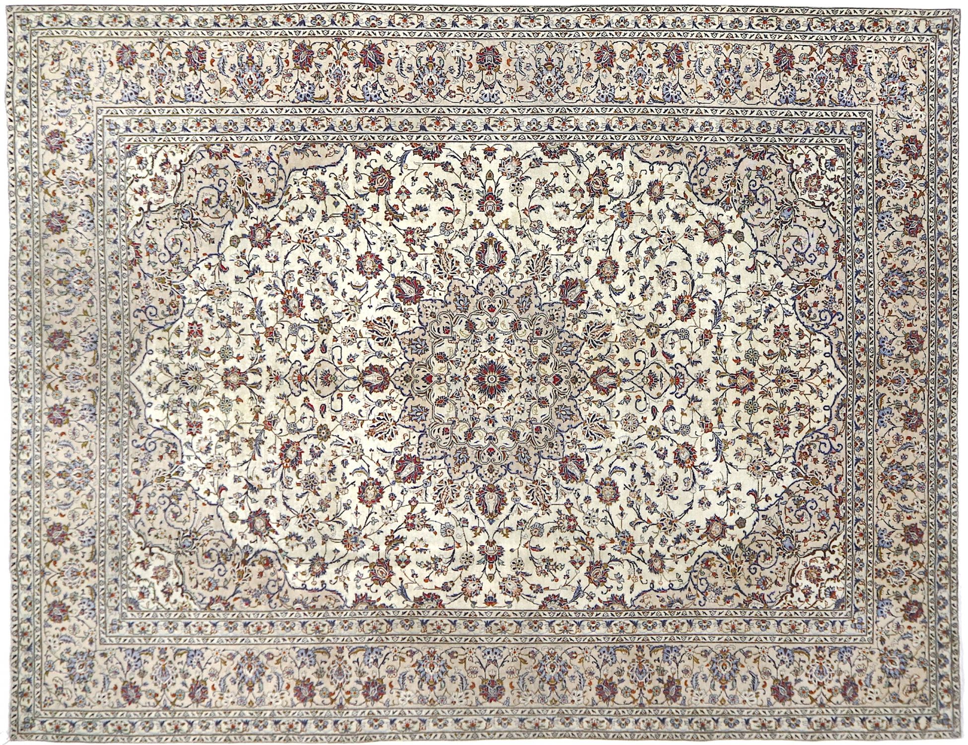 Kashan Patina  beige  <br/>388 x 299 cm