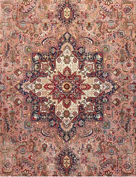 Rosa Persien Tabriz Patina  395 x 295 cm