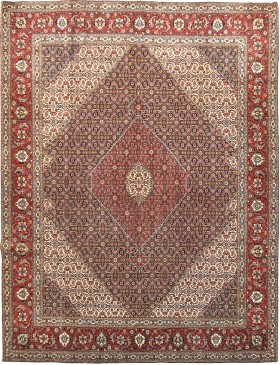 Blå Persien Tabriz Patina  396 x 296 cm