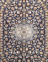 Blau Persien Ardakan Patina  401 x 296 cm