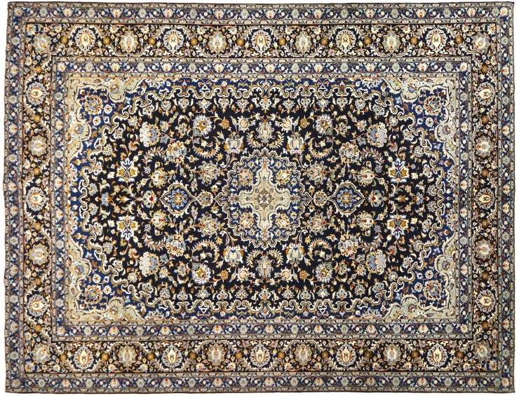 Blå Persien Ardakan Patina  383 x 260 cm