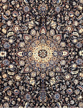 Blå Persien Kashmar Patina  372 x 286 cm