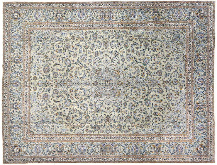 Grün Persien Kashan Patina  415 x 300 cm
