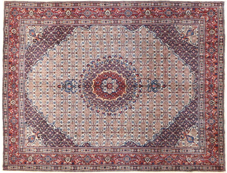 Beige Persien Moud Patina  385 x 294 cm