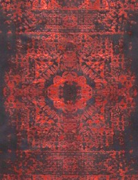 Röda Persien Soba  195 x 146 cm