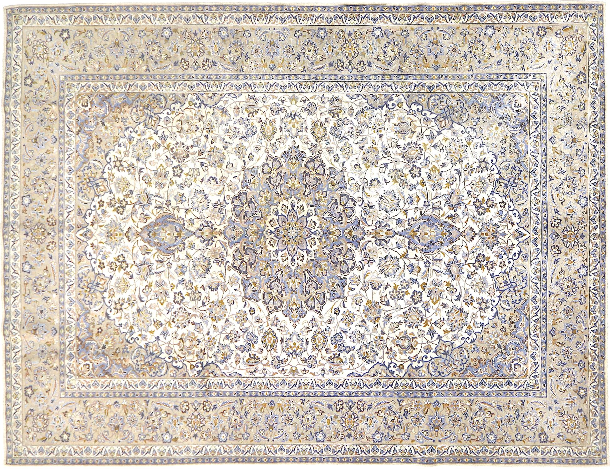 Kashan Patina  beige  <br/>397 x 292 cm