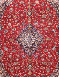 Röda Persien Kashan Patina  375 x 260 cm
