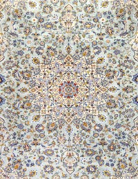 Beige Persiano Kashan Patina  366 x 253 cm