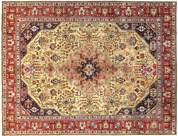 Beige Persien Tabriz Patina  325 x 245 cm