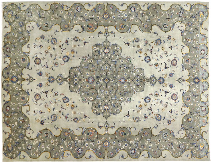 Beige persia Kashan Patina  405 x 312 cm
