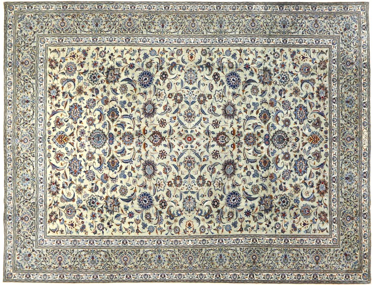 Beige Persiano Kashan Patina  347 x 260 cm
