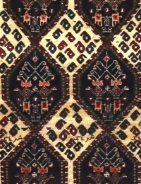 Blå Persien Hamadan Patina  180 x 67 cm