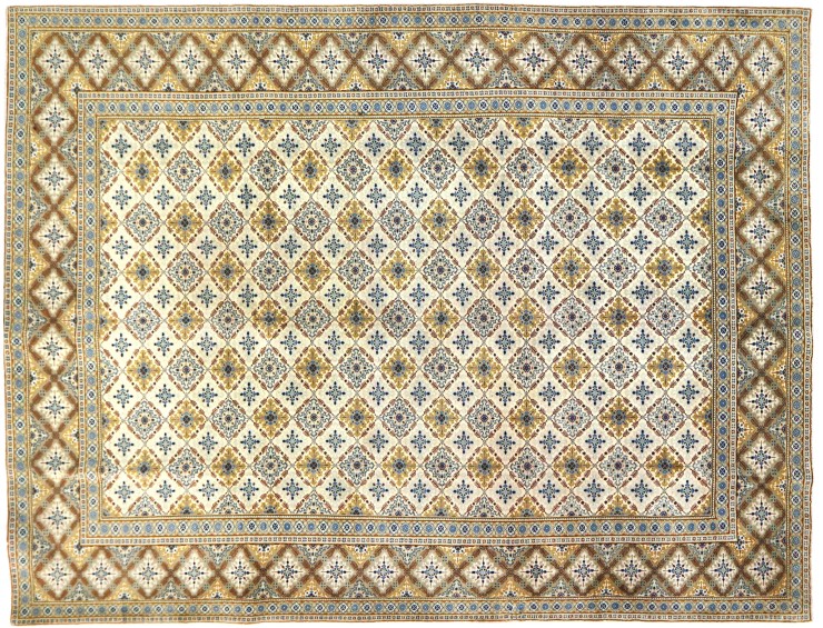 Beige Persiano Kashan Patina  370 x 263 cm