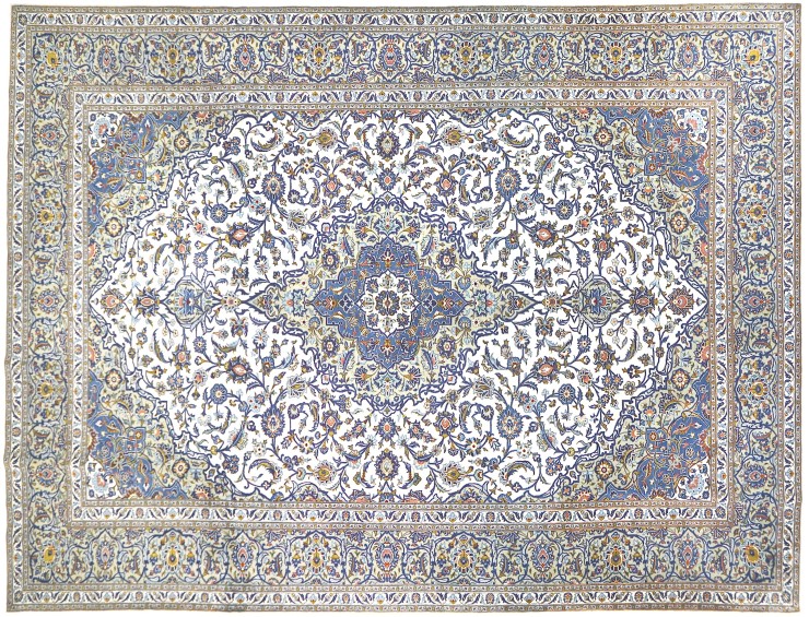 Beige Persiano Kashan Patina  425 x 292 cm