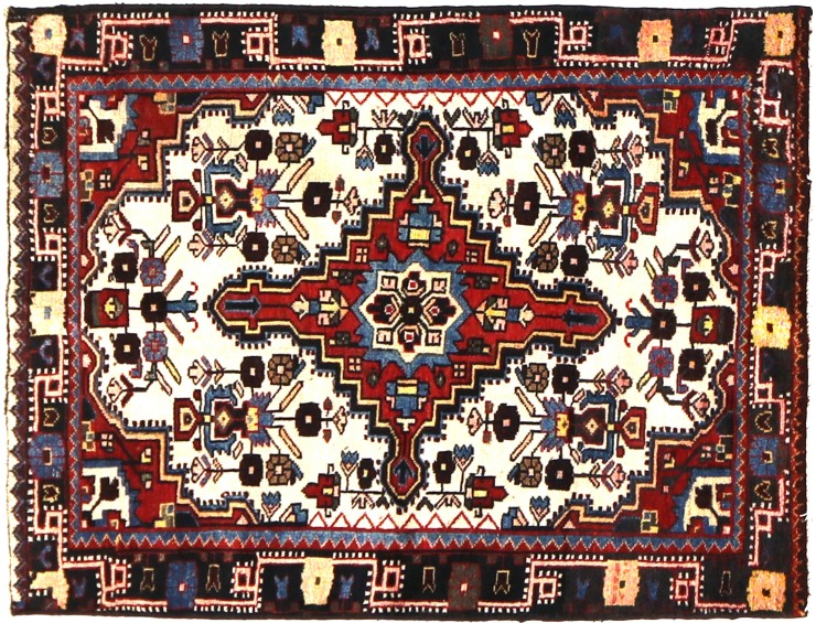 Rot Persien Hamadan Patina  150 x 110 cm
