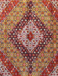 Multicolore Persan Tabriz Patina  386 x 298 cm