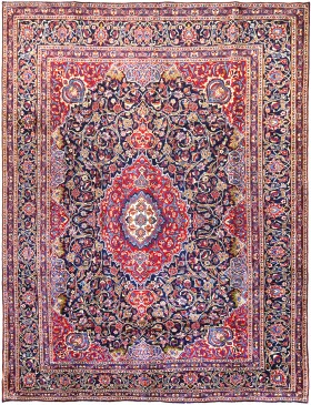 Sininen Persia Kashmar  390 x 296 cm