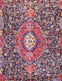 Blau Persien Kashmar  390 x 296 cm