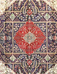 Blau Persien Tabriz Patina  403 x 290 cm