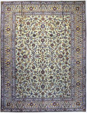 Kashan Patina 390 x 290 grün