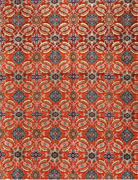 Rot Persien Tabriz Patina  344 x 254 cm