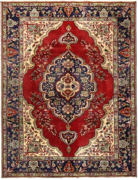 Rød Persia Tabriz Patina  300 x 195 cm
