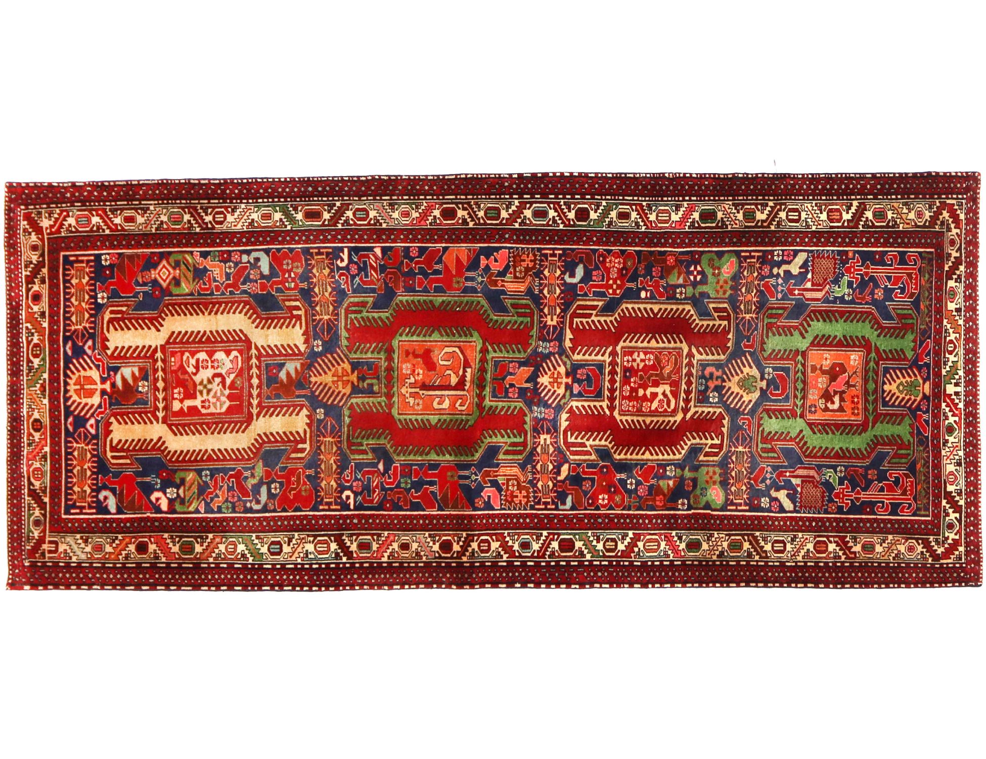 Ardebil Patina  blue <br/>299 x 126 cm