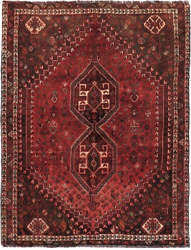 Rouge Persan SHIRAZ Patina  207 x 160 cm