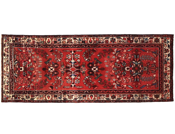Rood Perzië Hamadan Patina 228 x 89 cm