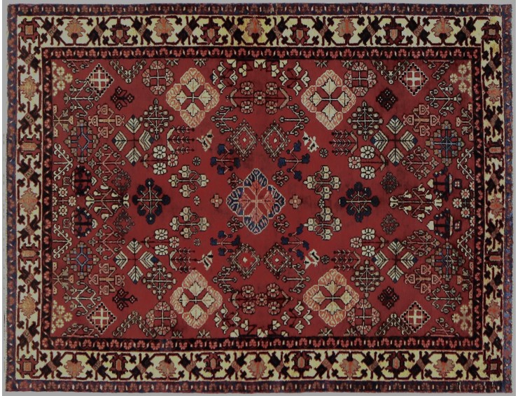 Rot Persien Hamadan Patina 212 x 128 cm