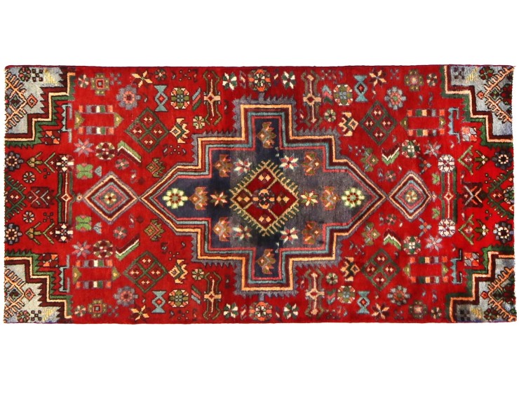 Rood Perzië Hamadan Patina 171 x 83 cm