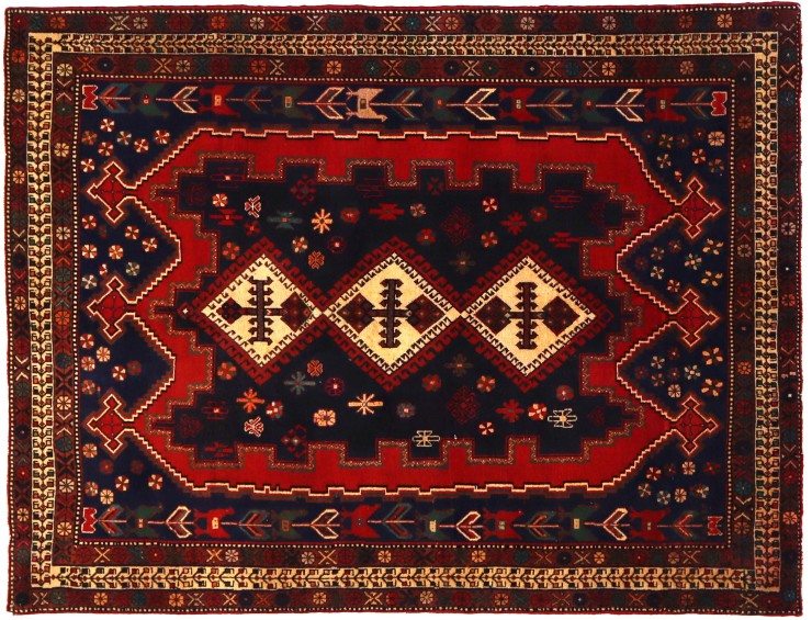 Rouge Persan SIRJAN Patina 250 x 167 cm