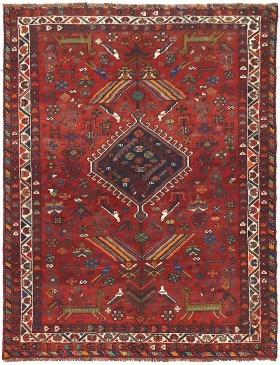 Punainen Persia SHIRAZ Patina  257 x 180 cm