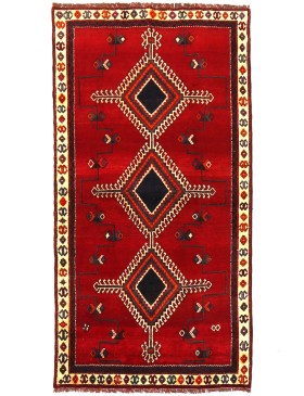 Röda Persien SHIRAZ Patina  225 x 116 cm