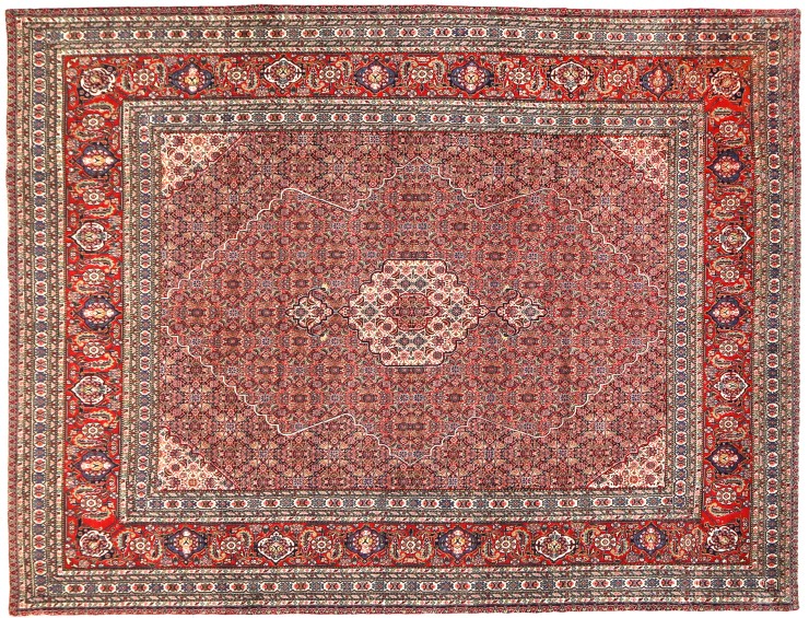Rød Persien Tabriz Patina 356 x 260 cm