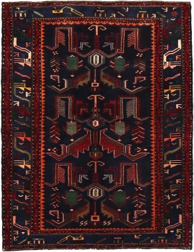 Blau Persien Hamadan Patina  210 x 125 cm