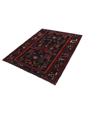 Blau Persien Hamadan Patina  210 x 125 cm