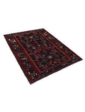 Blau Persien Hamadan Patina  210 x 125 cm