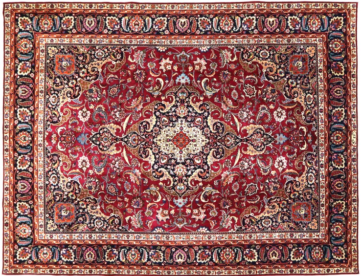 Rood Perzië Khorasan Patina 380 x 306 cm