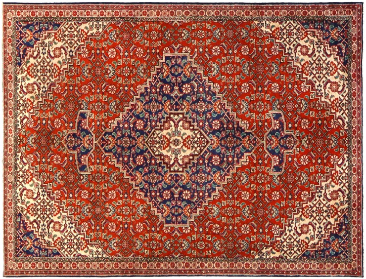 Orange Persien Hamadan Patina  250 x 147 cm