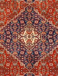Orange Persien Hamadan Patina  250 x 147 cm